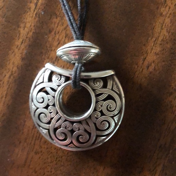 Brighton tribal dimensional circle cord necklace - Picture 2 of 11